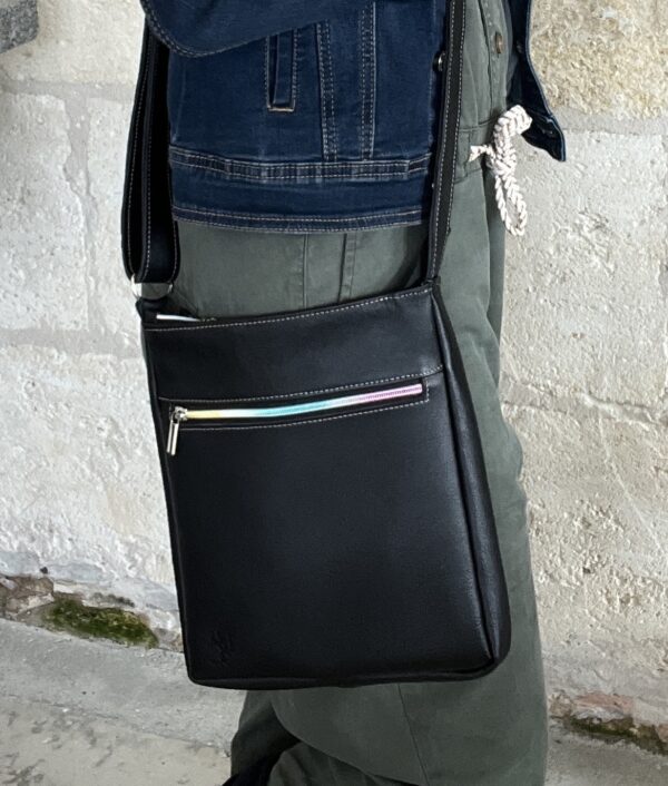 Sac Havana en cuir noir